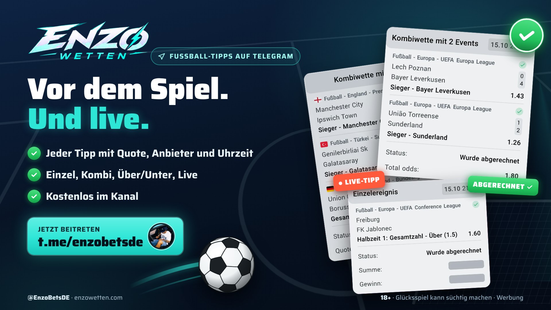 ⚡️ ENZO Bets ⚽️
