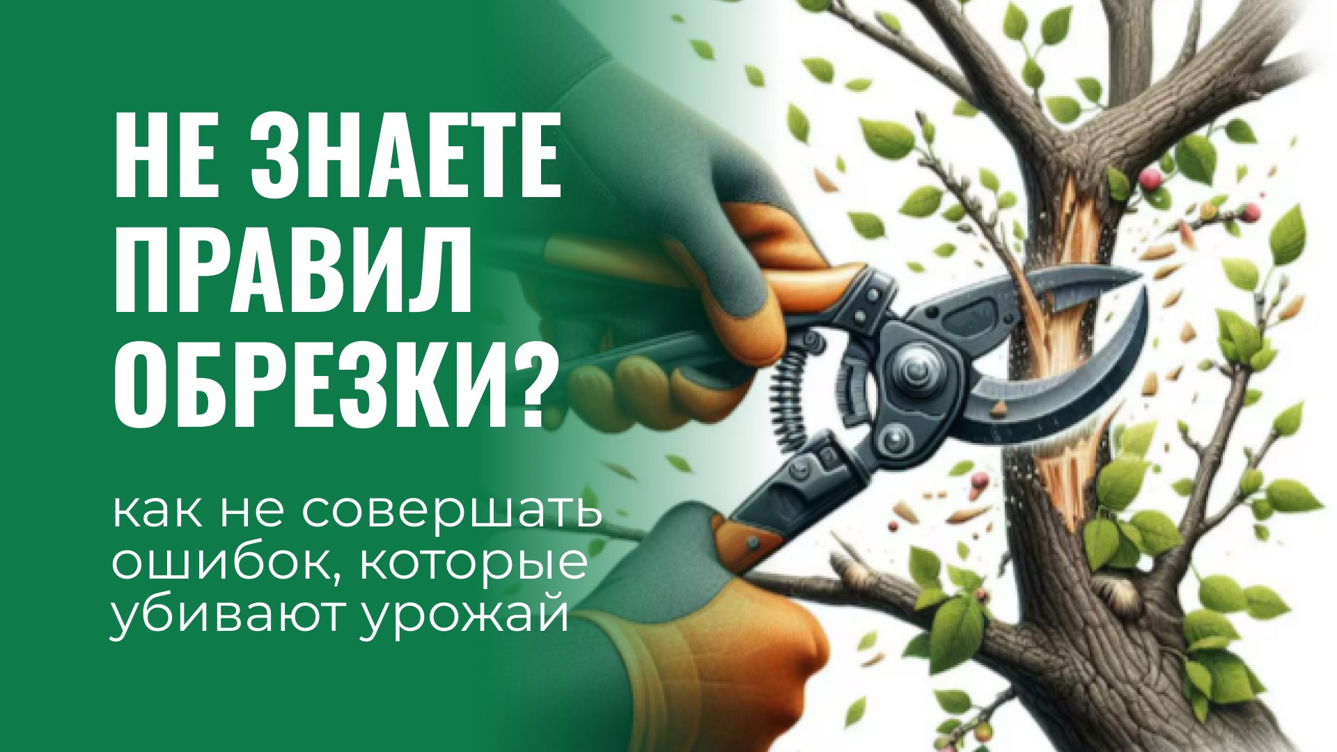 Марафон по обрезке плодовых деревьев
