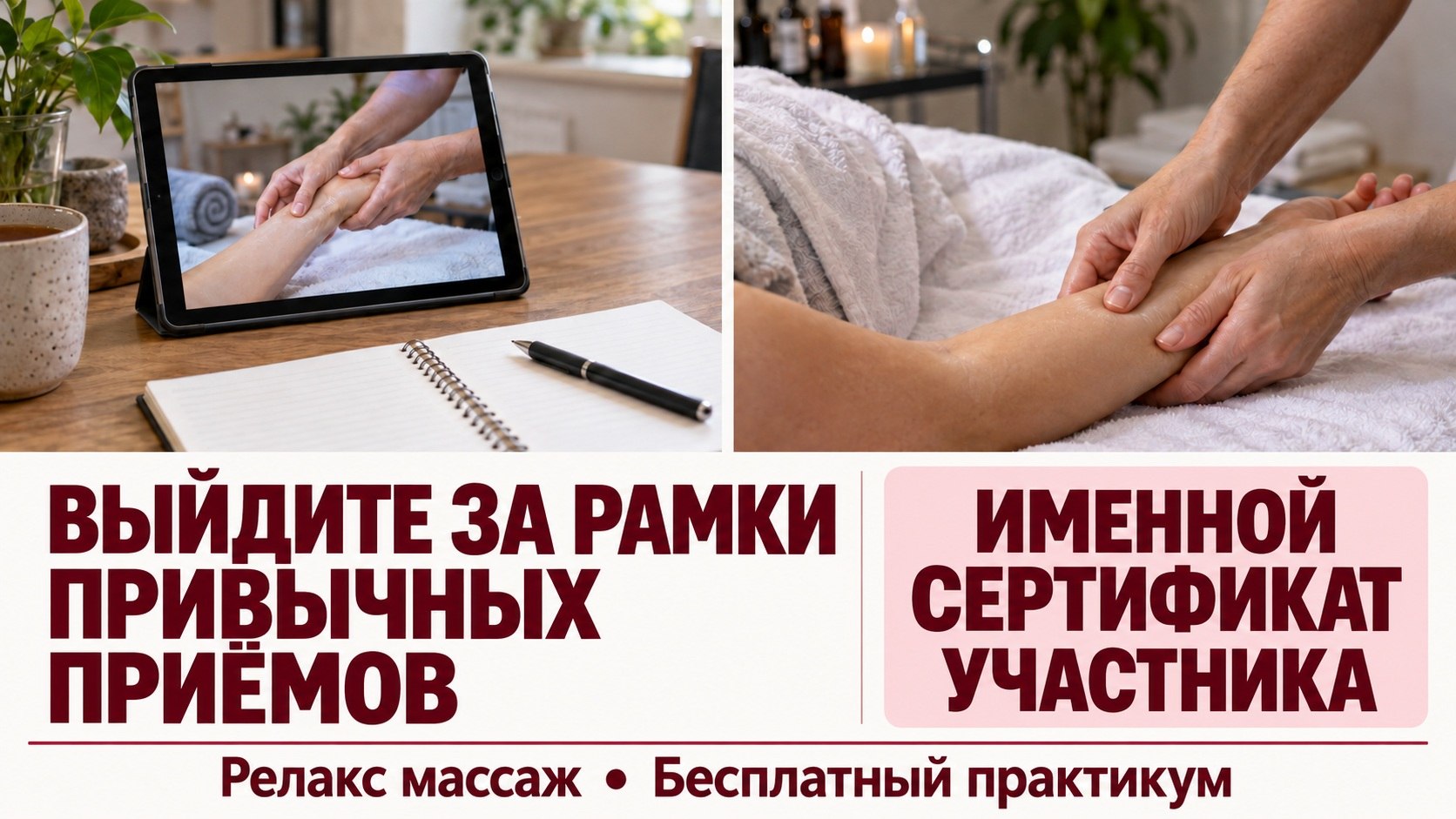 Бесплатный мастер-класс для массажистов