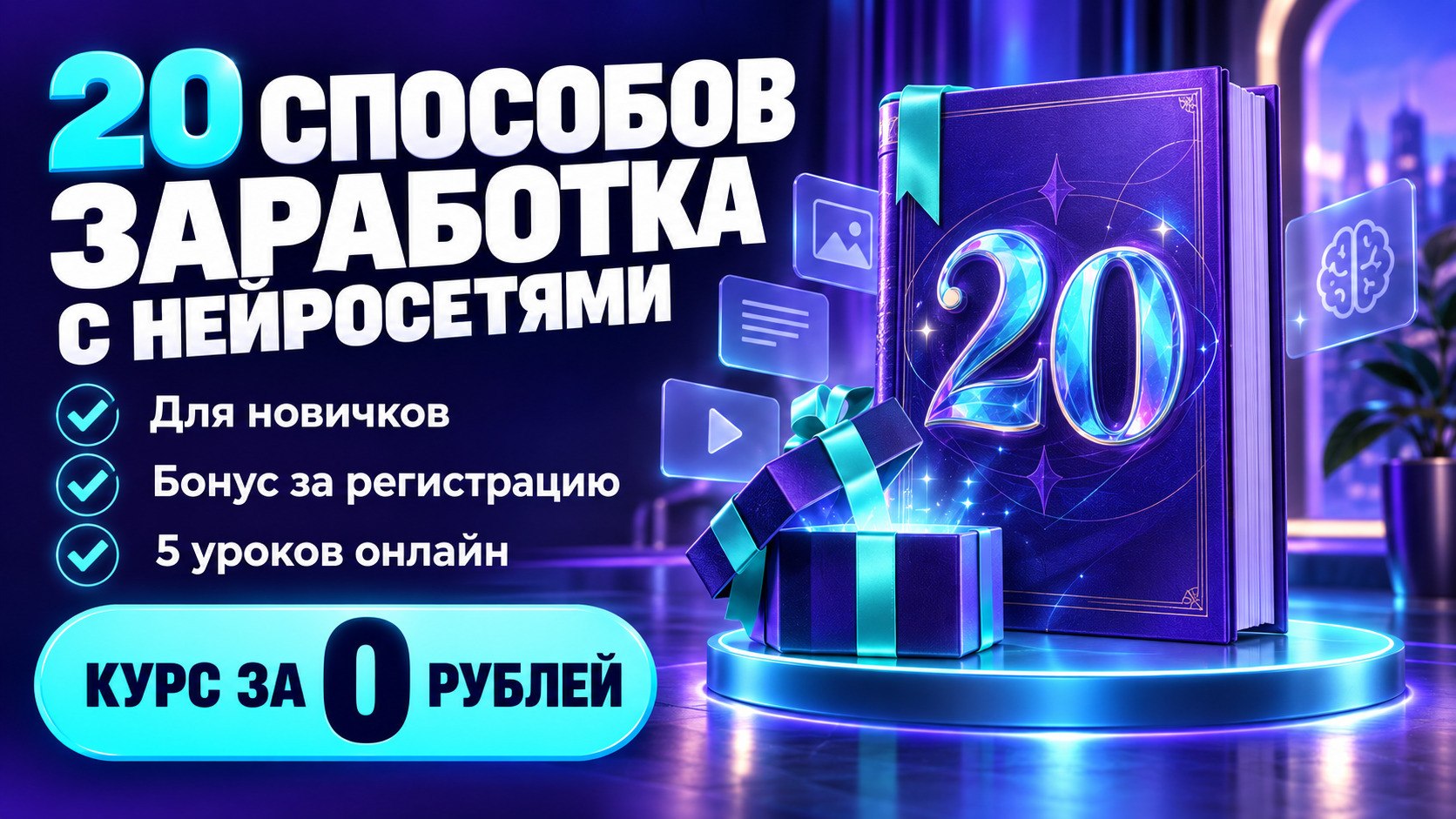 Бесплатный онлайн-курс по нейросетям