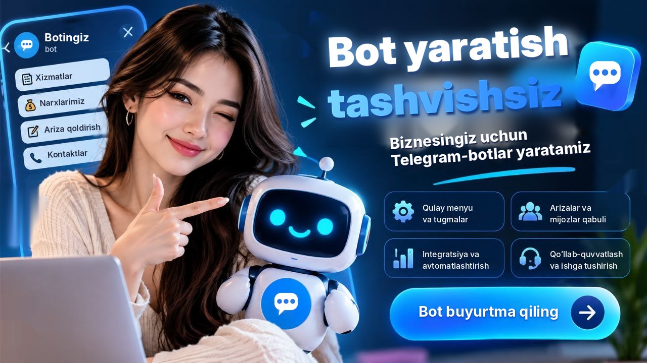 Bot yaratish | Боты для бизнеса