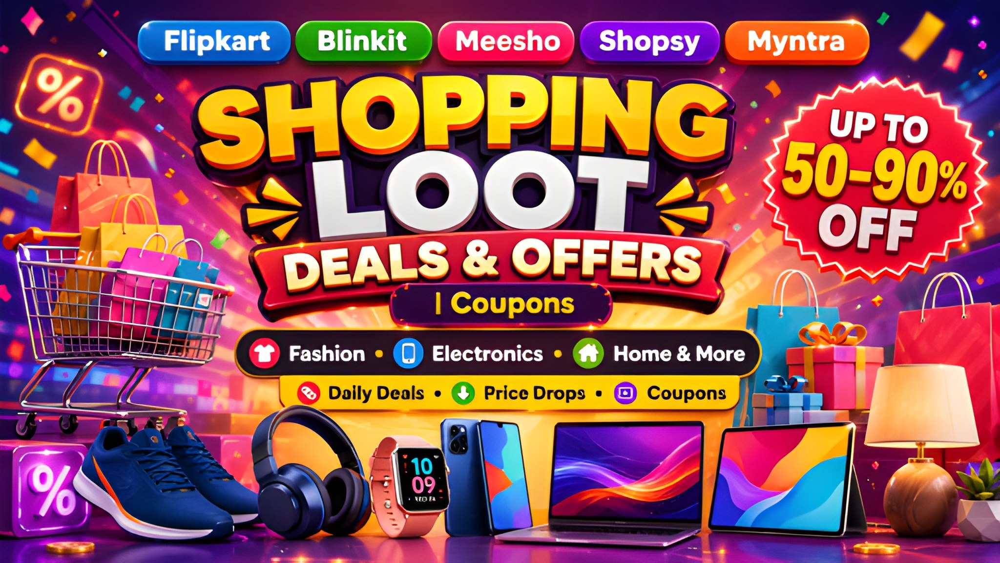 Shopping Loot Deals & Offers | Coupons