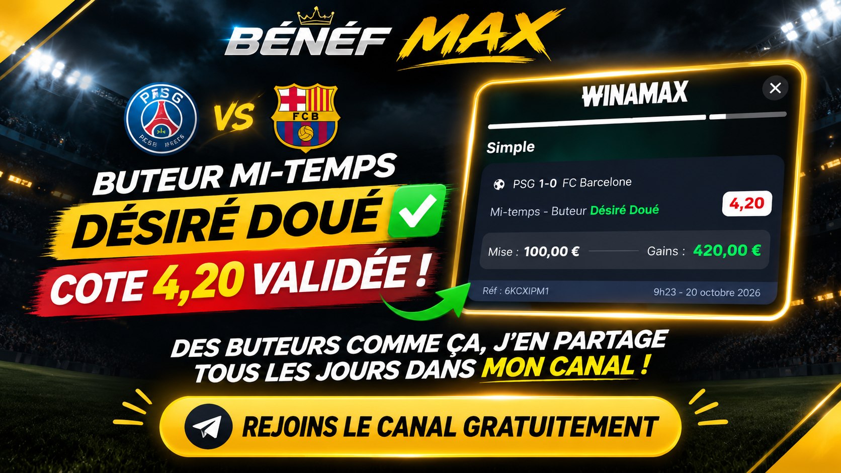 BÉNÉFICIE MAX
