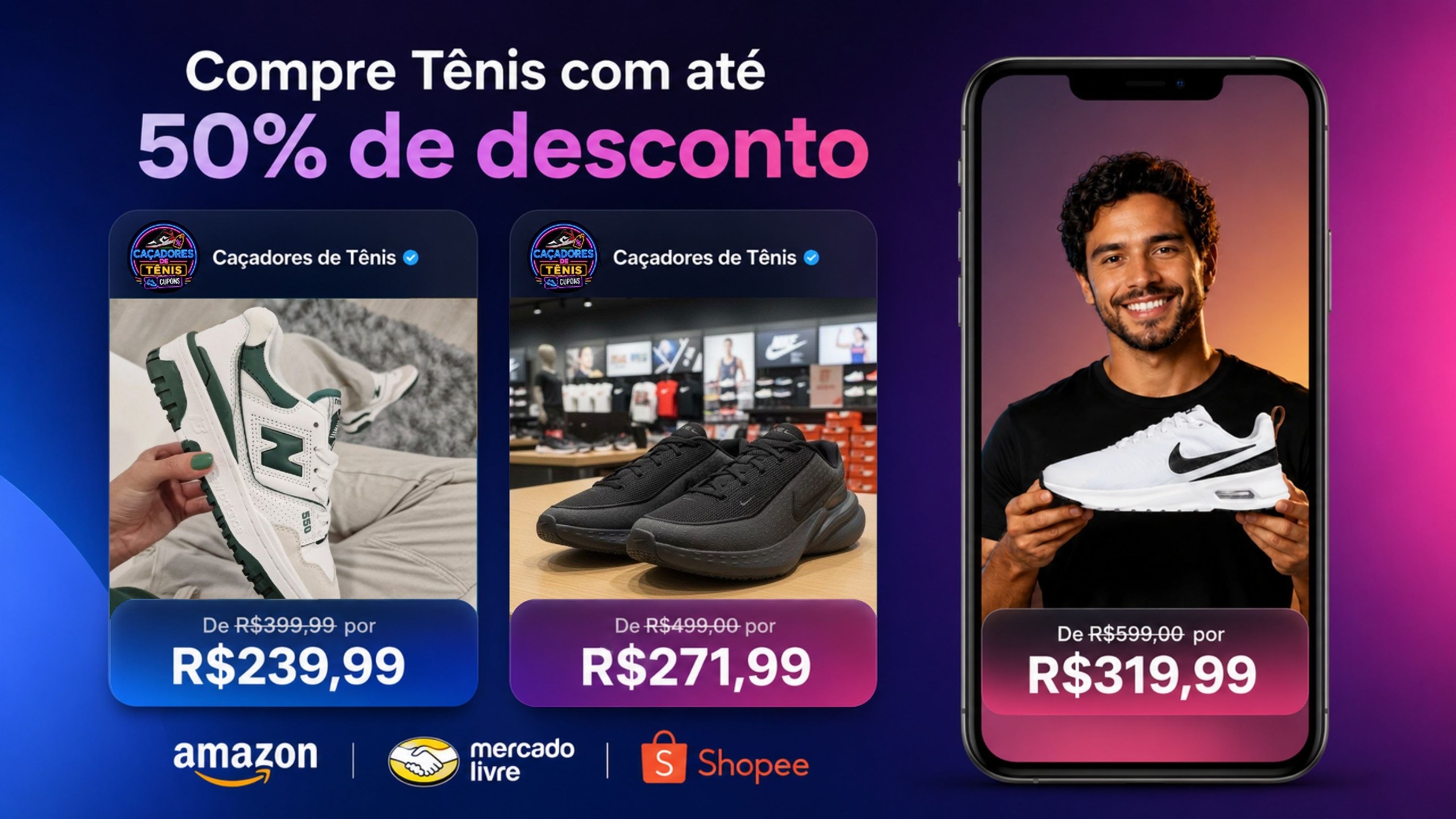 Caçadores de Tênis 👟