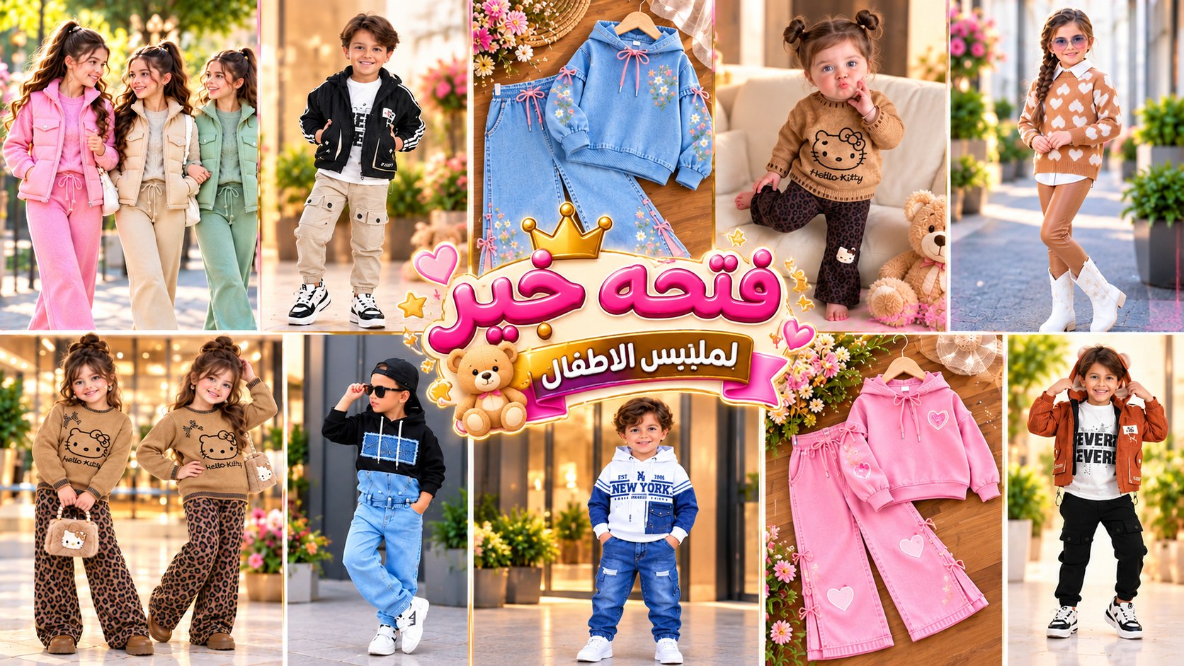 فتحة خير للملابس إلاطفال الموسكي عمارة القاضي الجديده