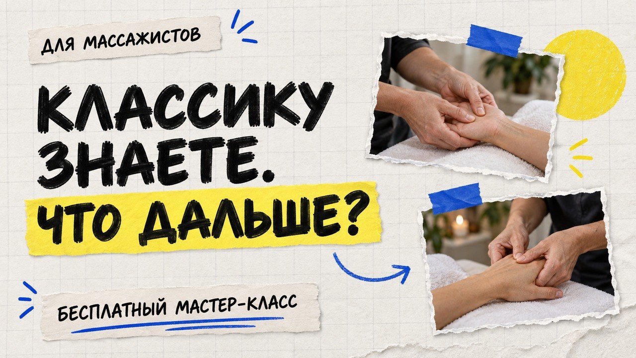 Бесплатный мастер-класс для массажистов