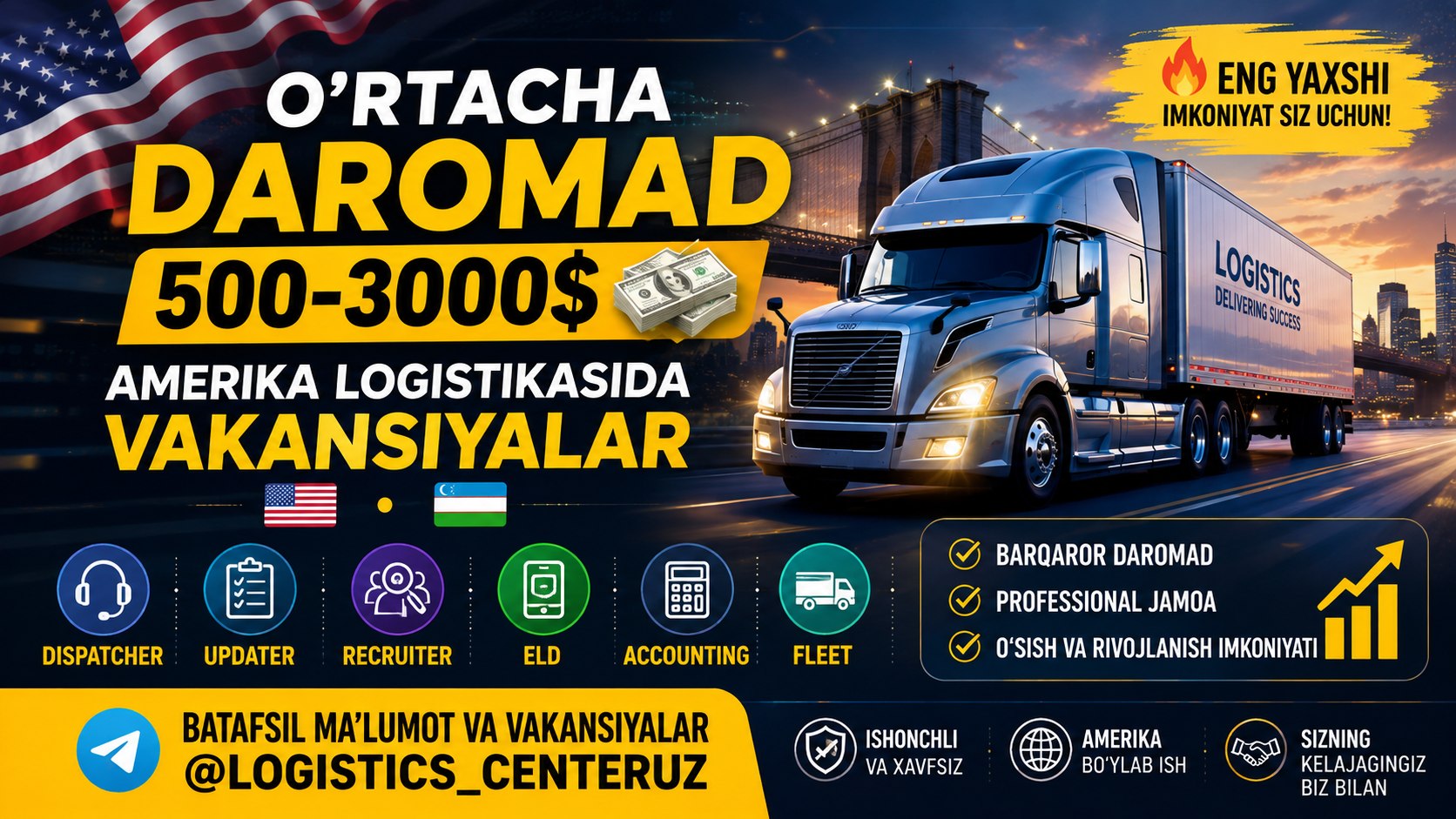 Logistics Ads Center 💻