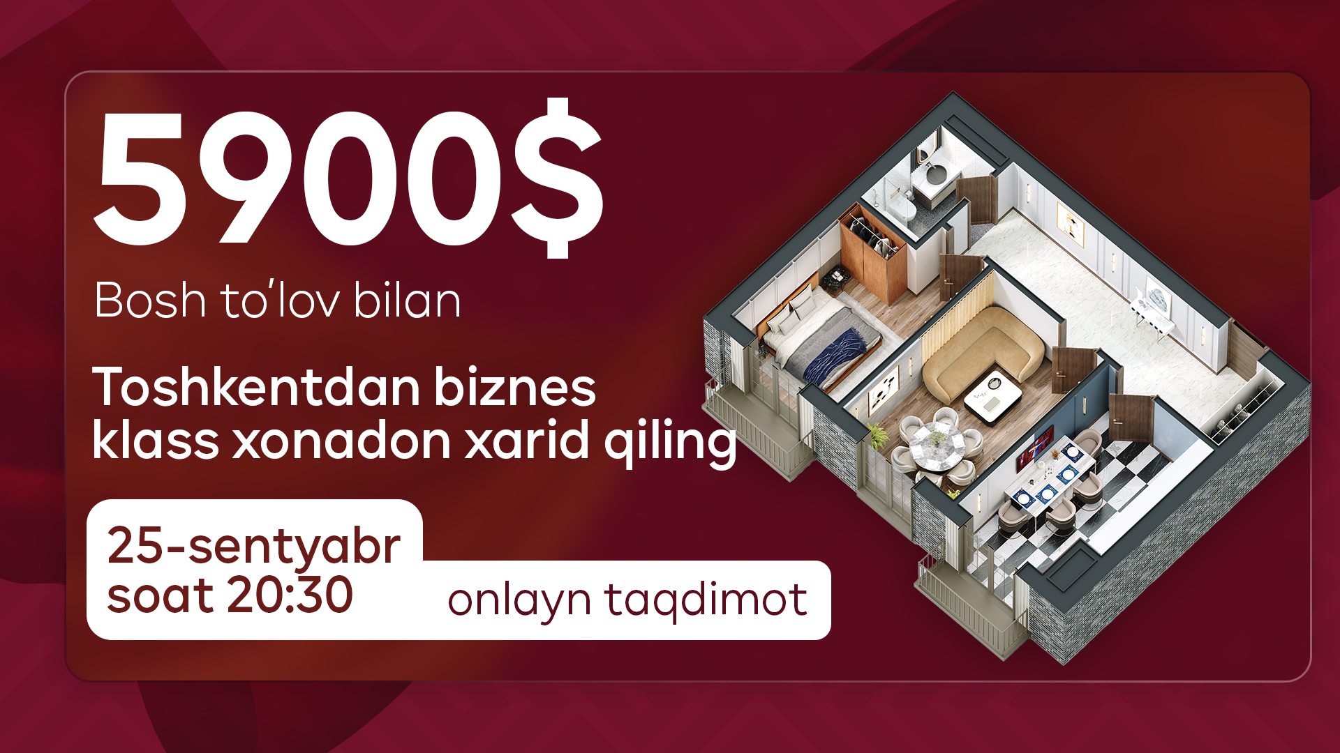 25-sentyabr | Erkin Makon | Onlayn taqdimot