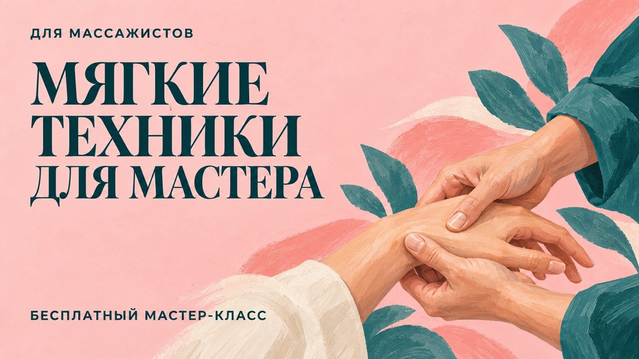 Бесплатный мастер-класс для массажистов