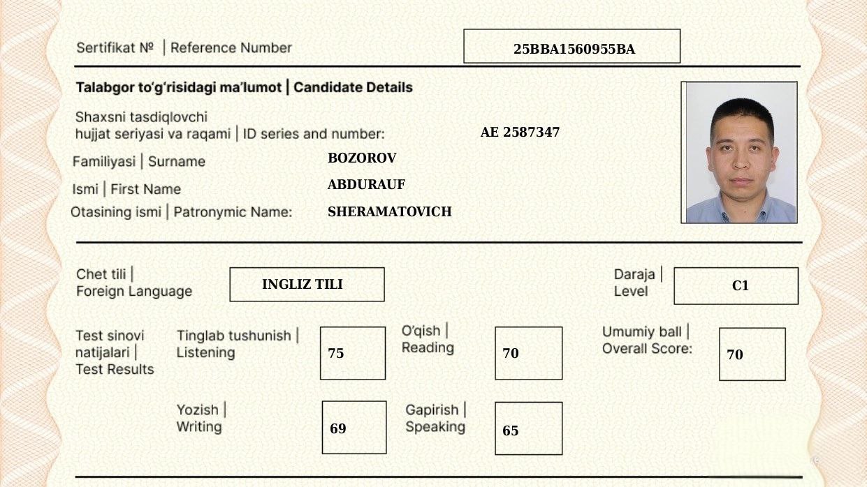 Teacher_Abdurauf || CEFR Expert