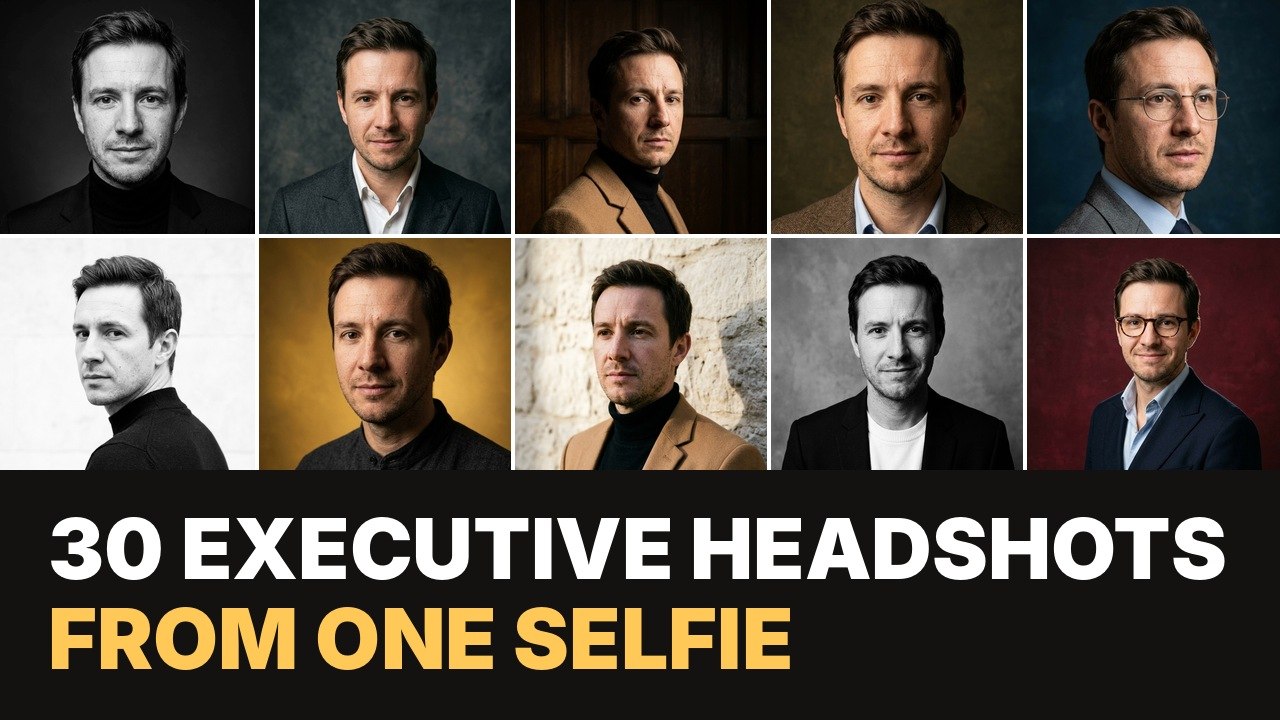 AI photoshoot 📸 from a selfie · PhotoSessionLab