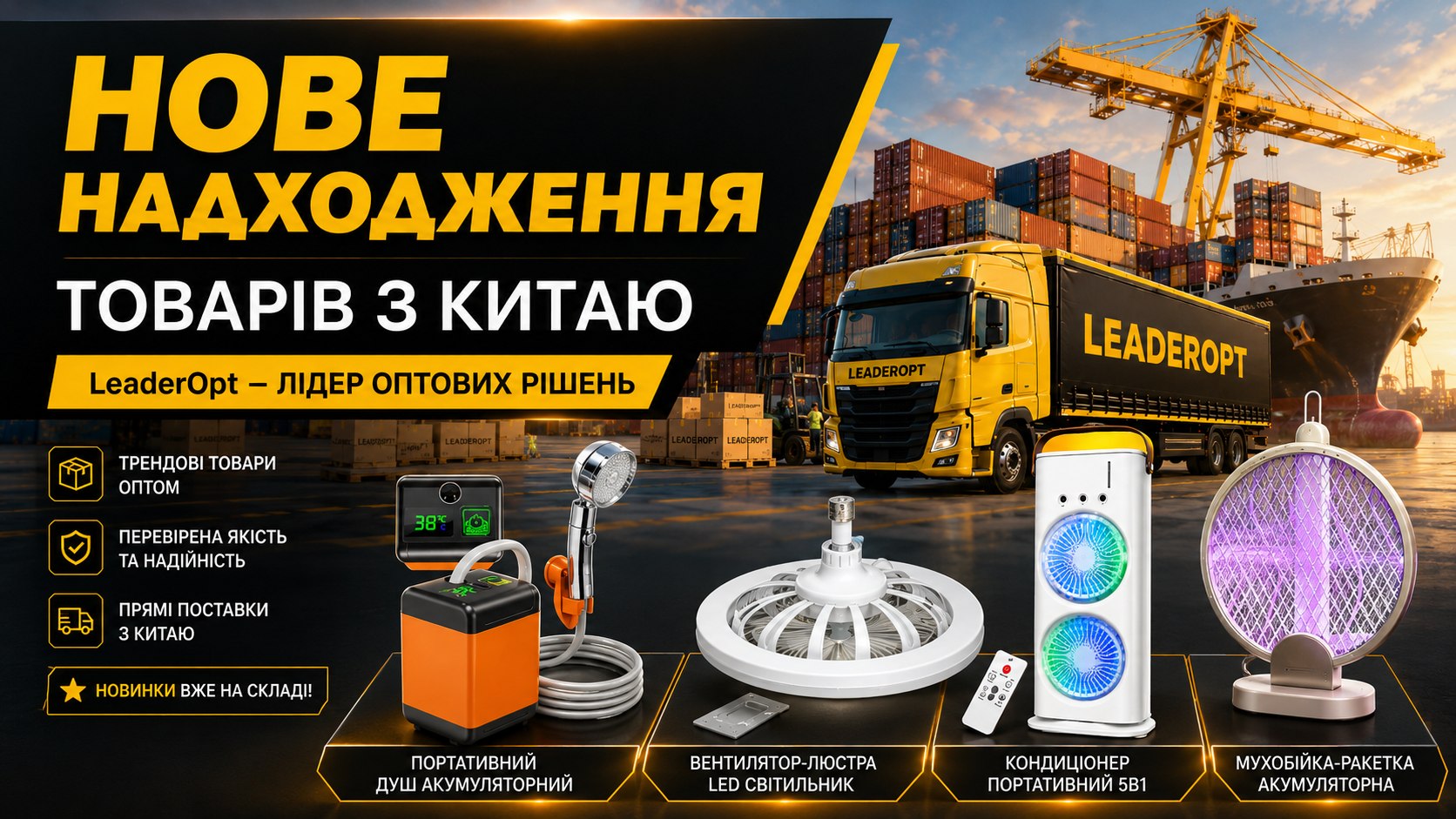 LeaderOpt | Лідеропт | Товари з Китаю оптом 7км Одеса