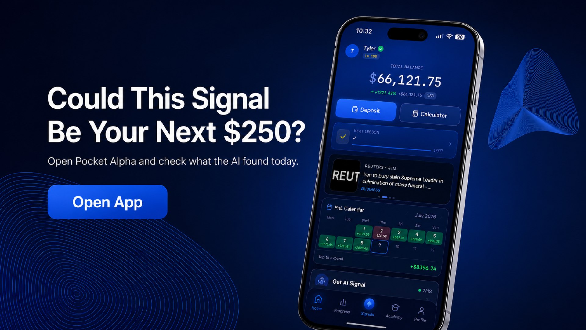 Pocket Alpha AI Signals