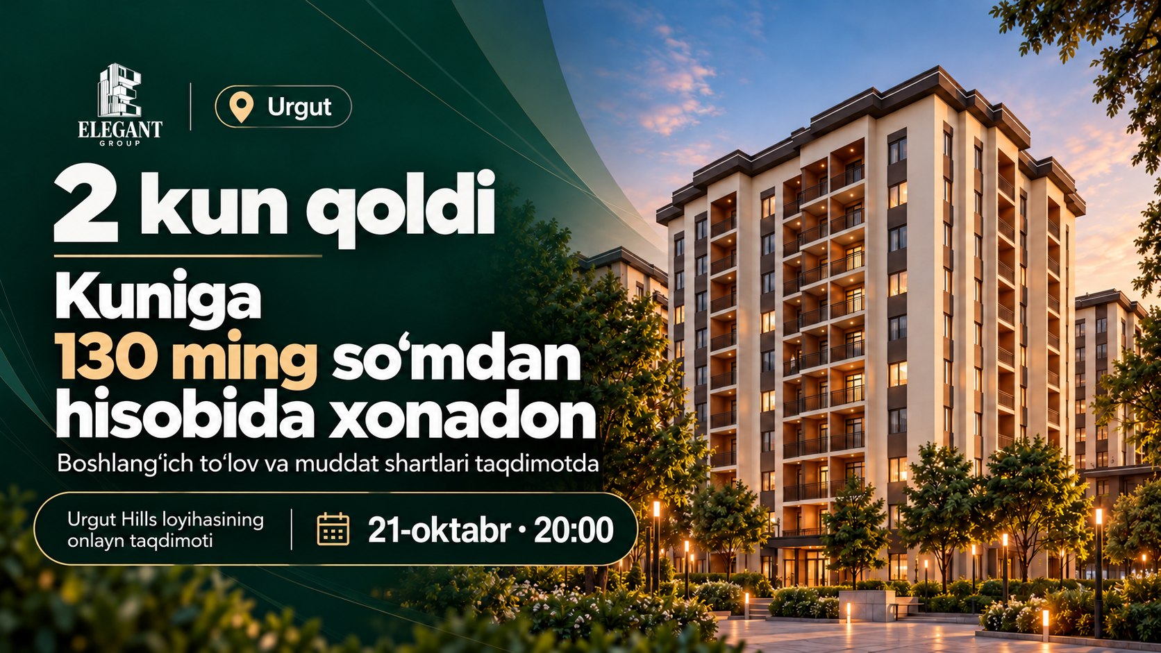 21-oktabr | Elegant Group | Urgut