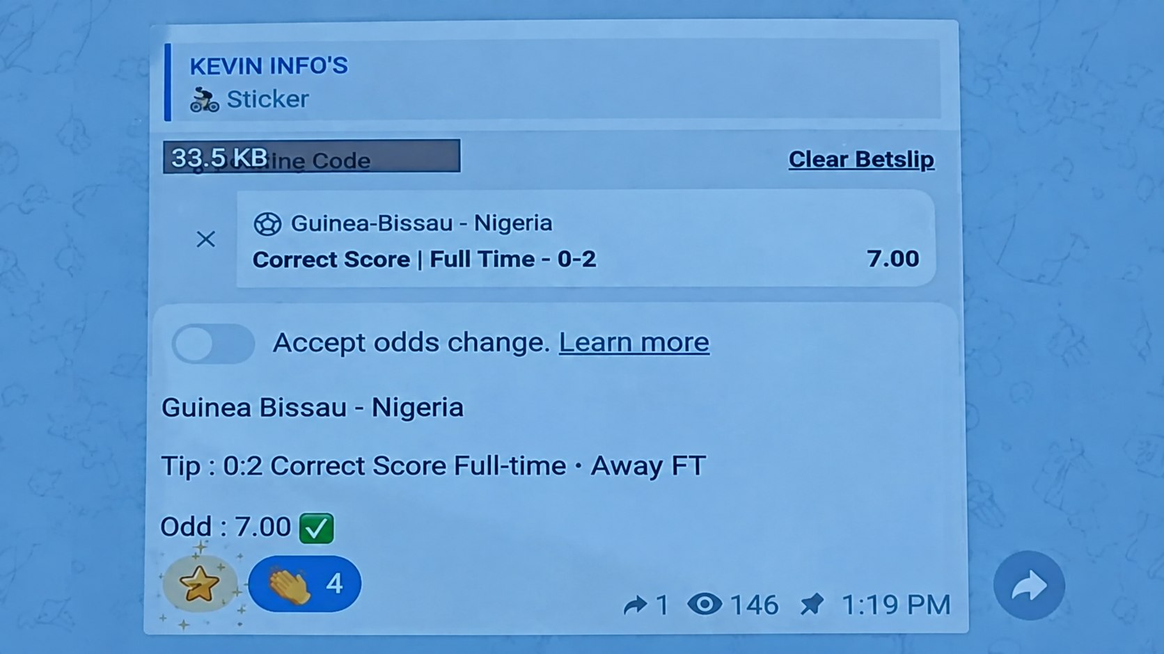 KEVIN INFO'S