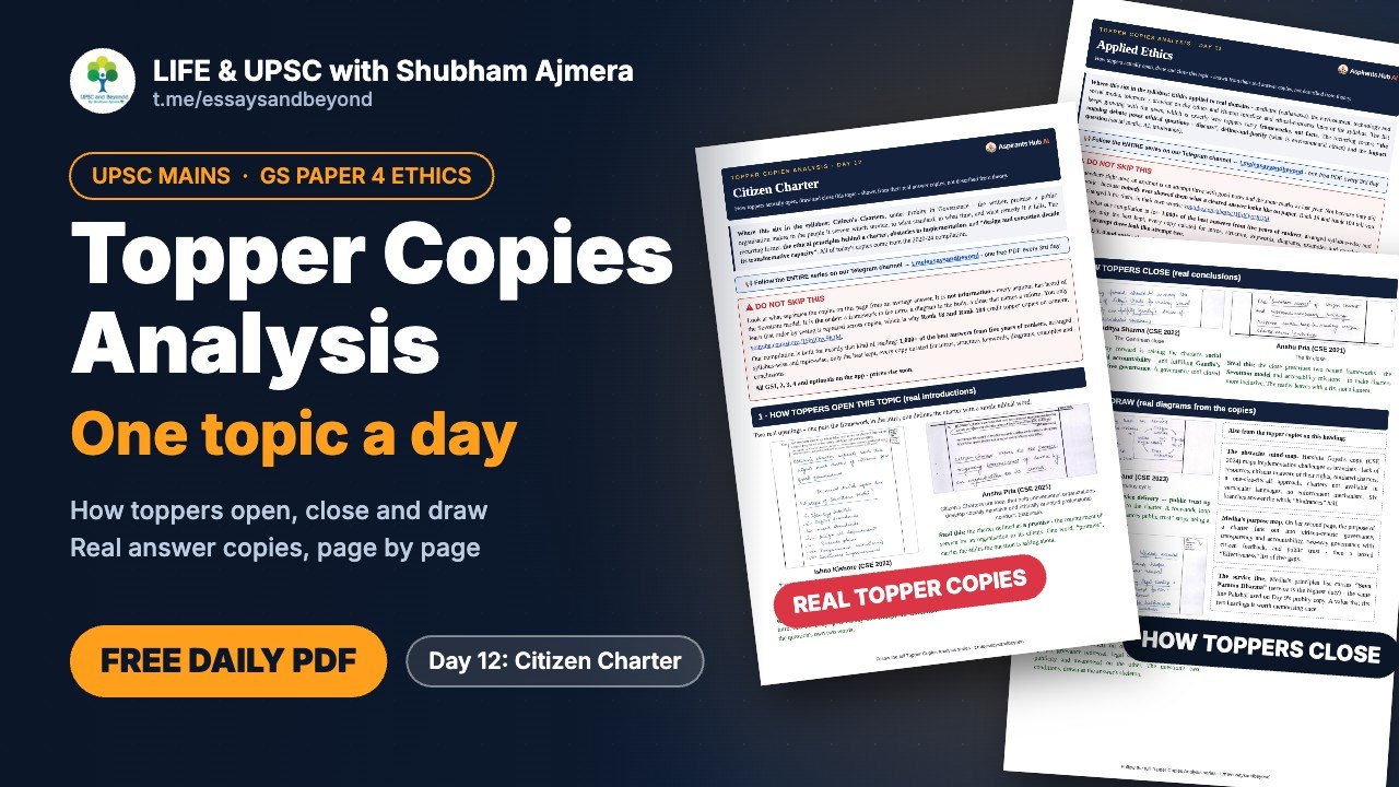 LIFE & UPSC with Shubham Ajmera