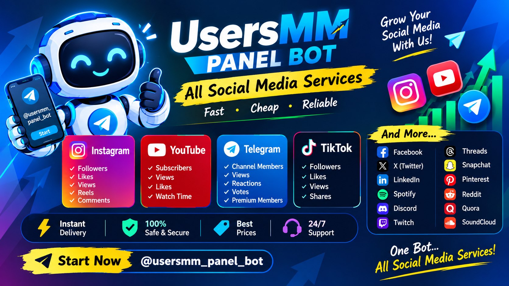 UserSmm Panel Bot