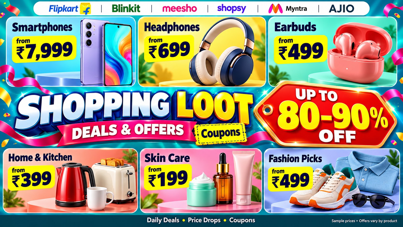 Shopping Loot Deals & Offers | Coupons