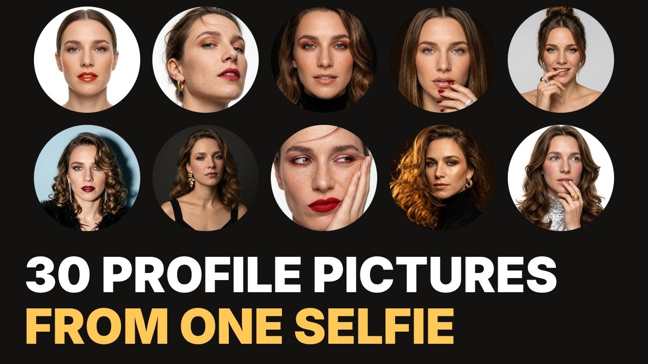 AI photoshoot 📸 from a selfie · PhotoSessionLab