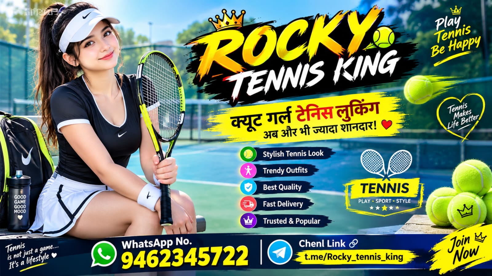 Rocky Tennis king