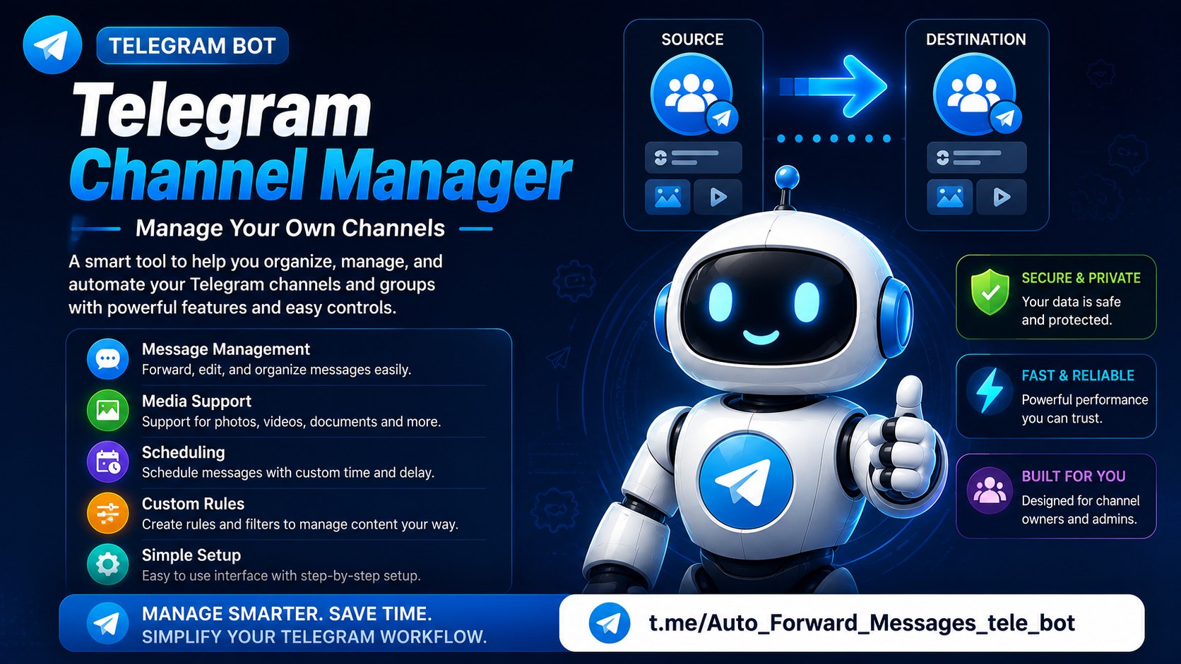 Telegram Channel Manager Bot