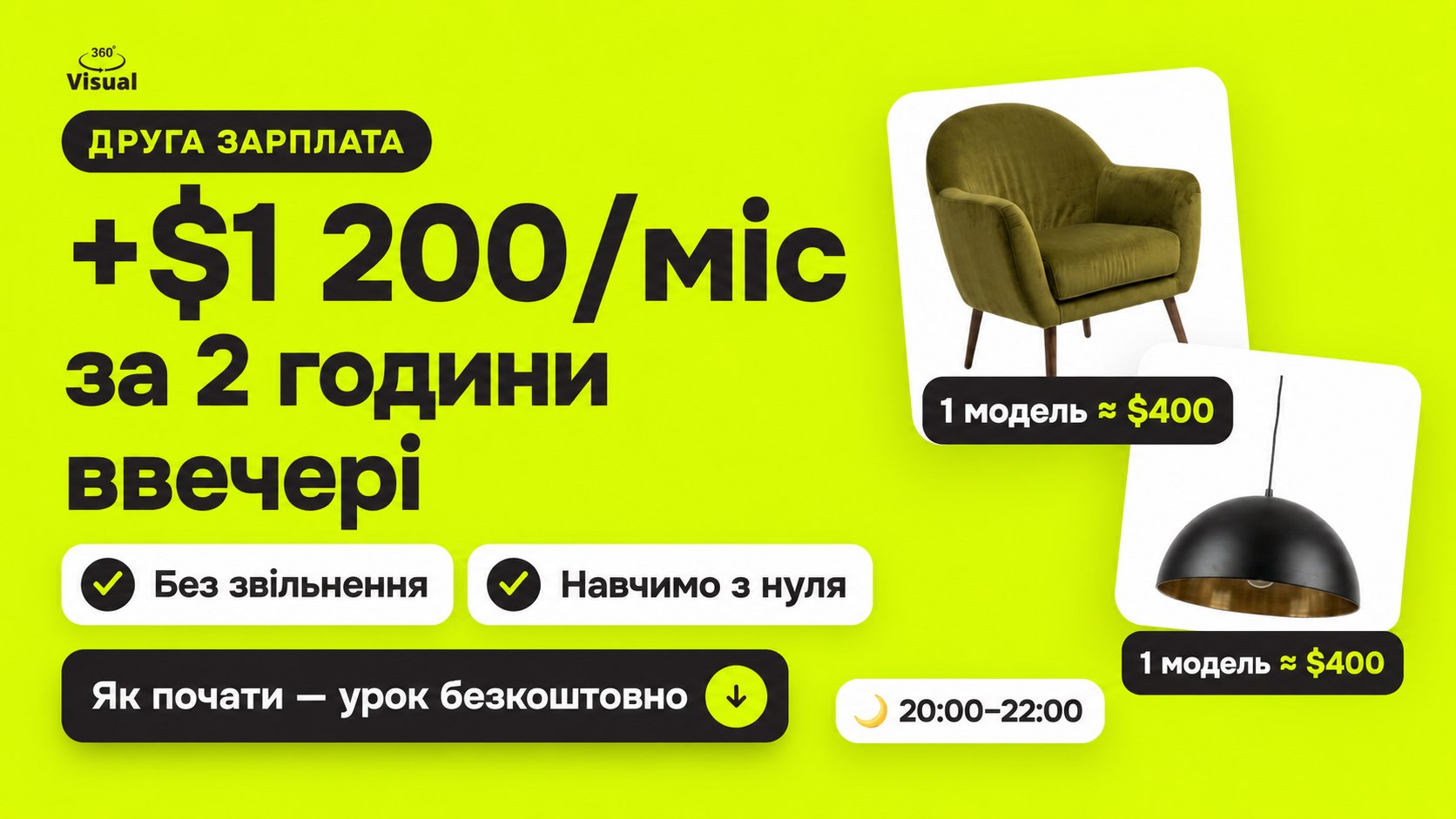 Друга зарплата: 2 години ввечері