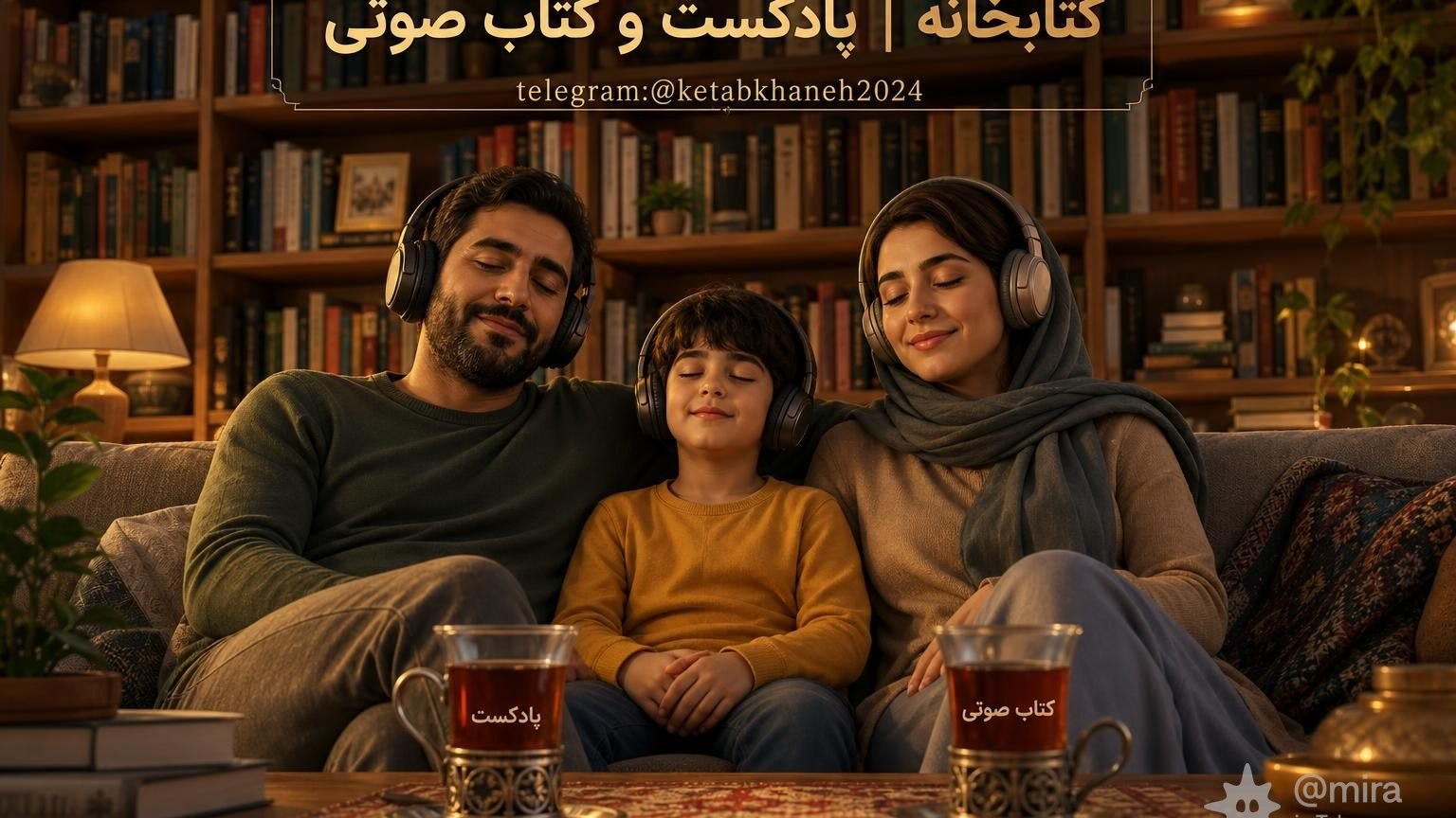 کتابخانه | پادکست و کتاب صوتی