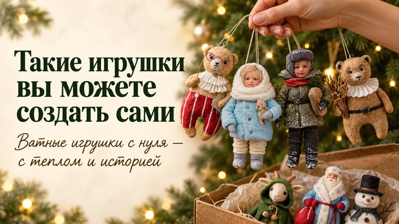 🎄 Ёлочные игрушки как в детстве