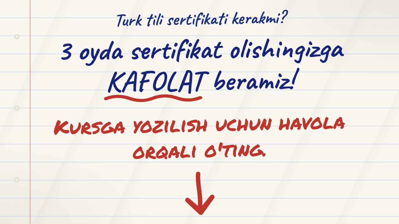 Irodahoca admin | Turk tili kursi