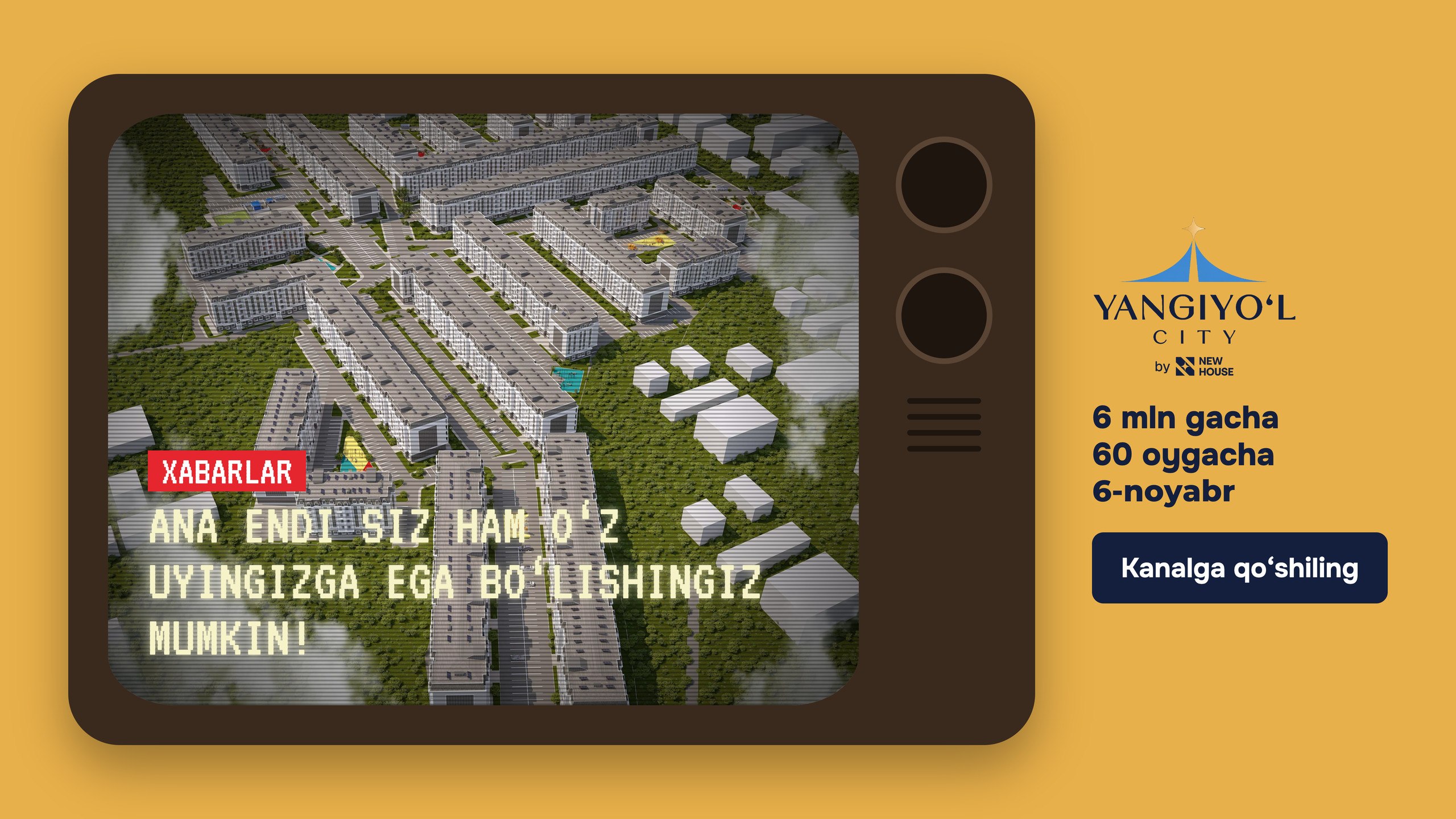 6-noyabr | Yangi Yo'l City Aksiyasi