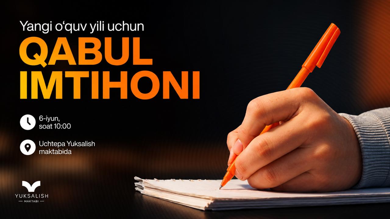 YUKSΛLISH MAKTABI TOSHKENT