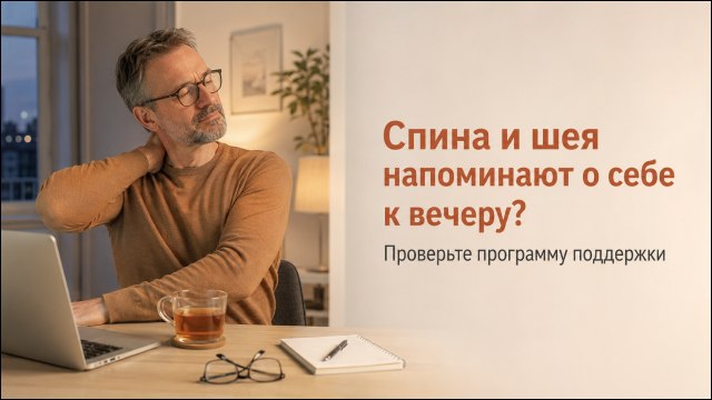 Для тех у кого болит спина и шея