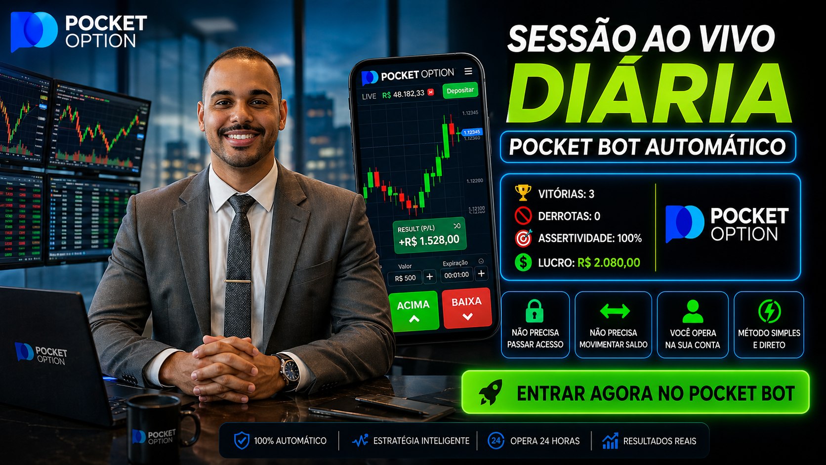 Edu Trader Sinais 📊 Bem vindo