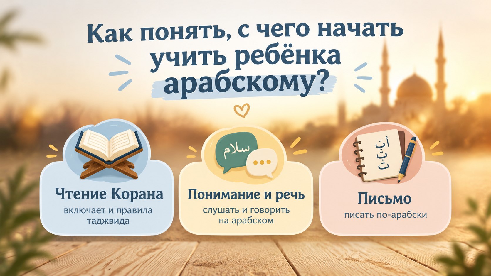 Арабский для детей📚ФАИДА