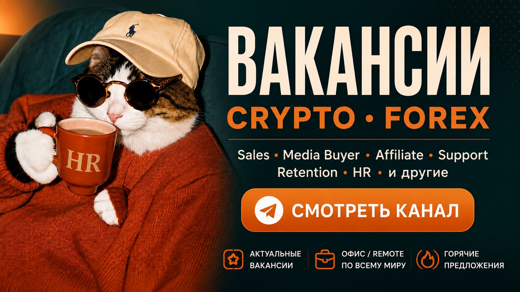 ВАКАНСИИ • CRYPTO - FOREX