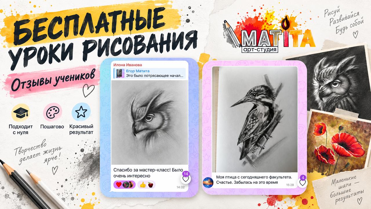 Дарим курс по рисованию 🎁