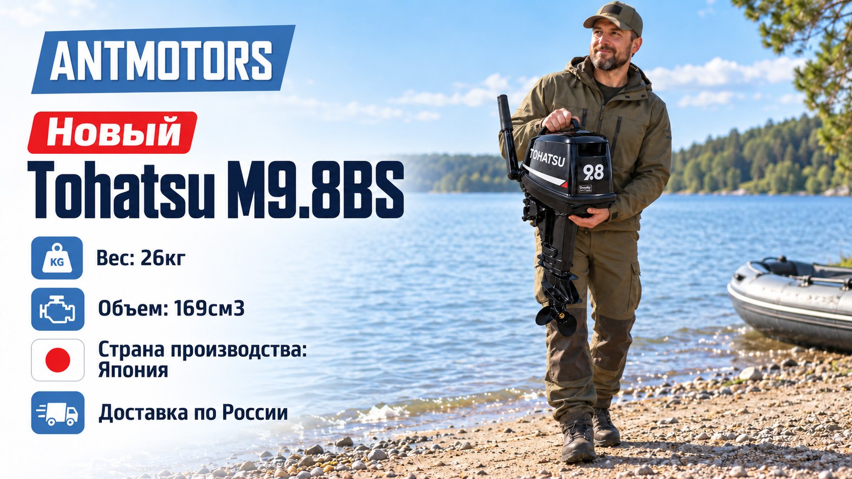 ANTMOTORS / Японские лодочные моторы