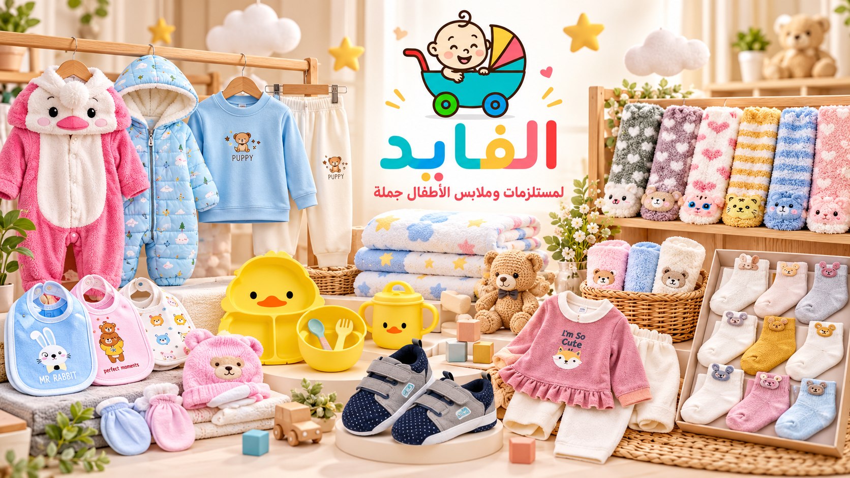مكتب ال فايد جملة - ملابس ومستلزمات بيبى 🍼👶🏻