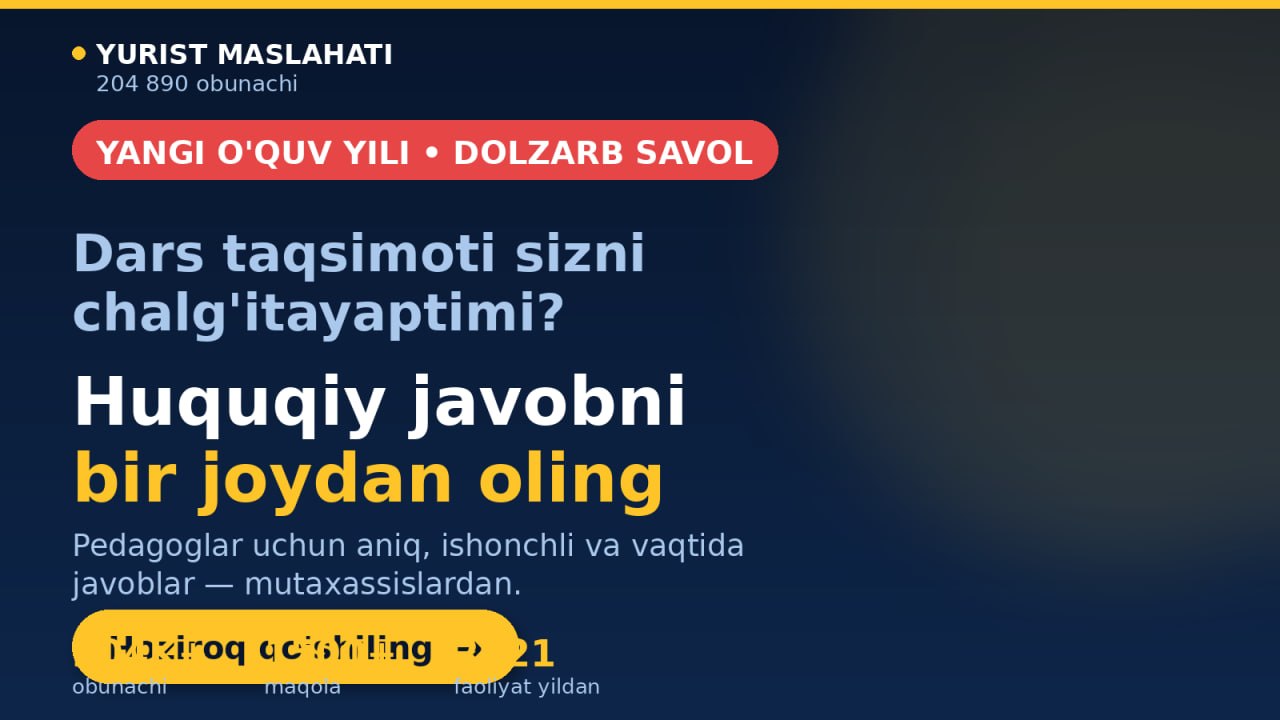 YURIST MASLAHATI