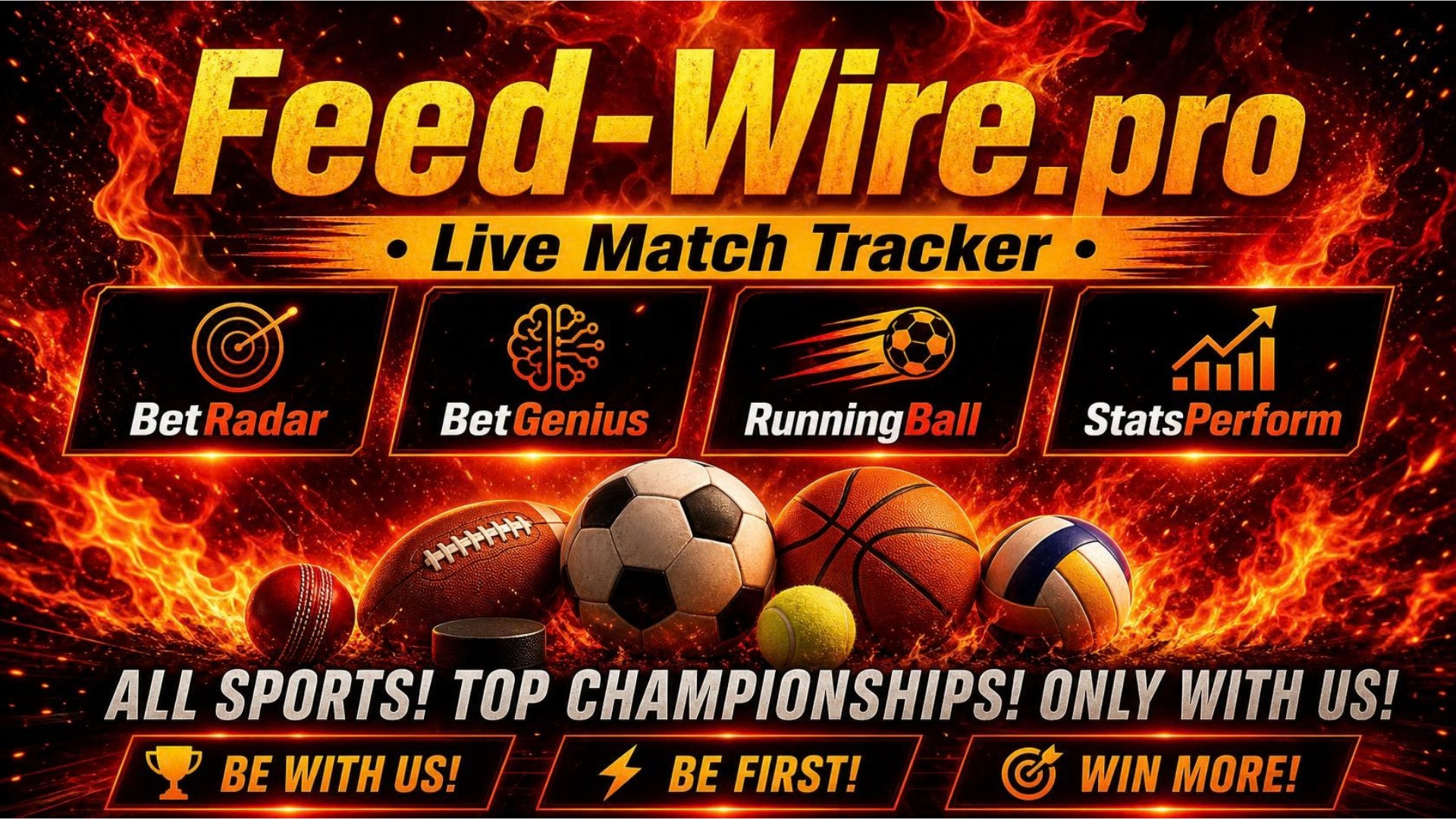Feed Wire 🔸 BetGenius | BetRadar | Satellite Feeds