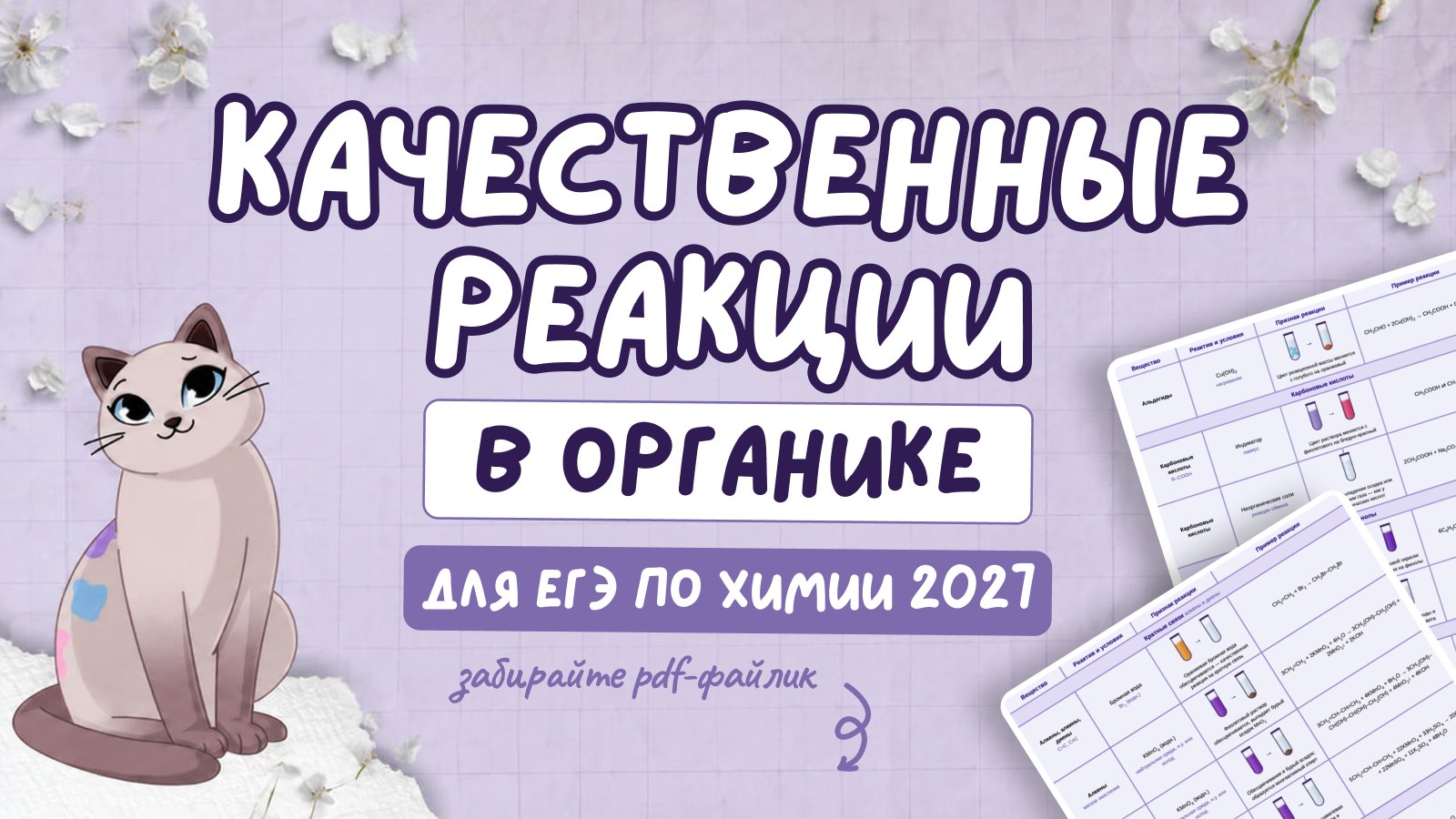 химия и котики / ЕГЭ ОГЭ Стадикэтс