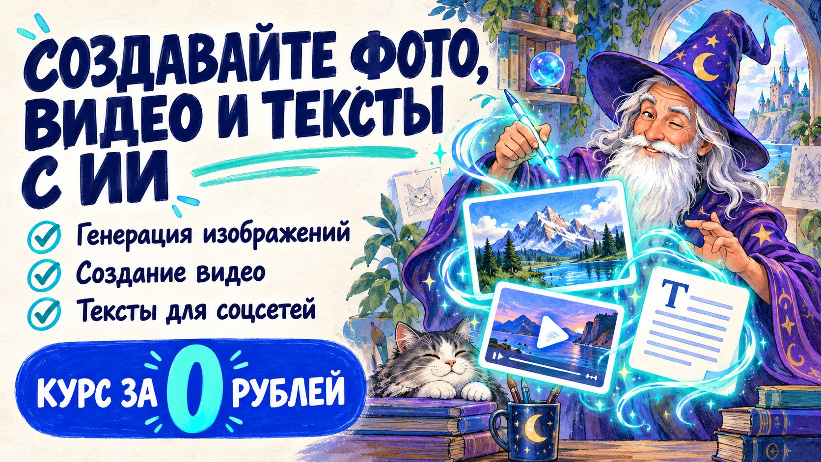 Бесплатный онлайн-курс по нейросетям