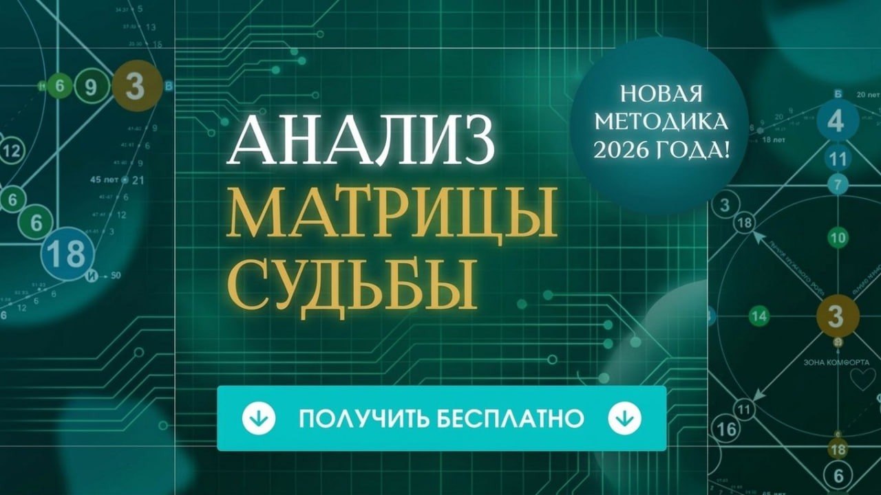 Бесплатный анализ матрицы судьбы